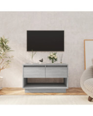 Meuble TV sonoma gris 70x41x44 cm bois d'ingénierie | Mobilier & Déco