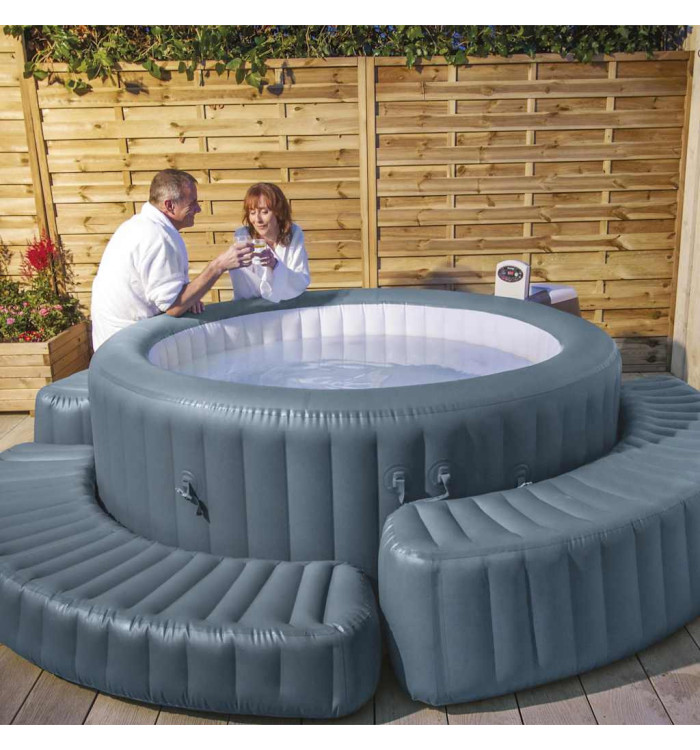 Bestway Bord gonflable Lay-Z-Spa pour bain à remous rond | Mobilier & Déco