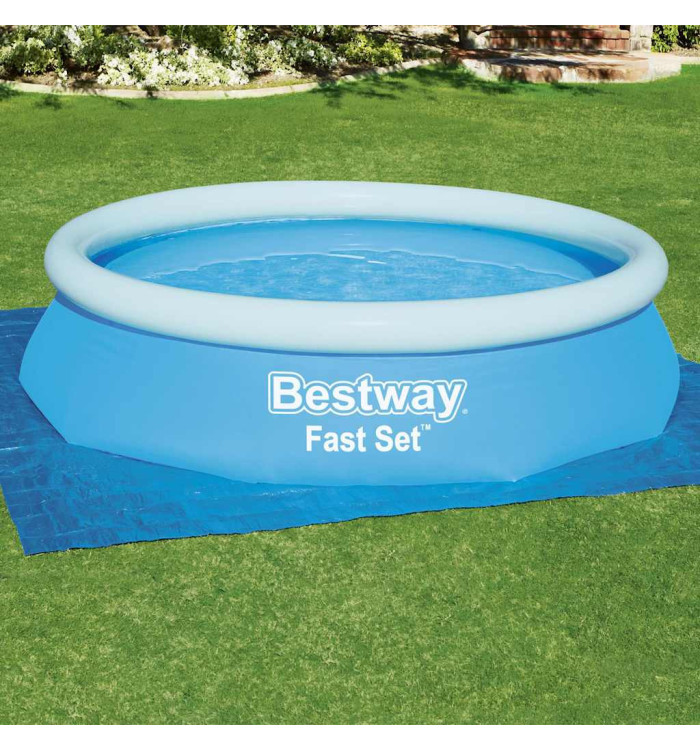Bestway Tapis de sol de piscine Flowclear 335x335 cm | Mobilier & Déco