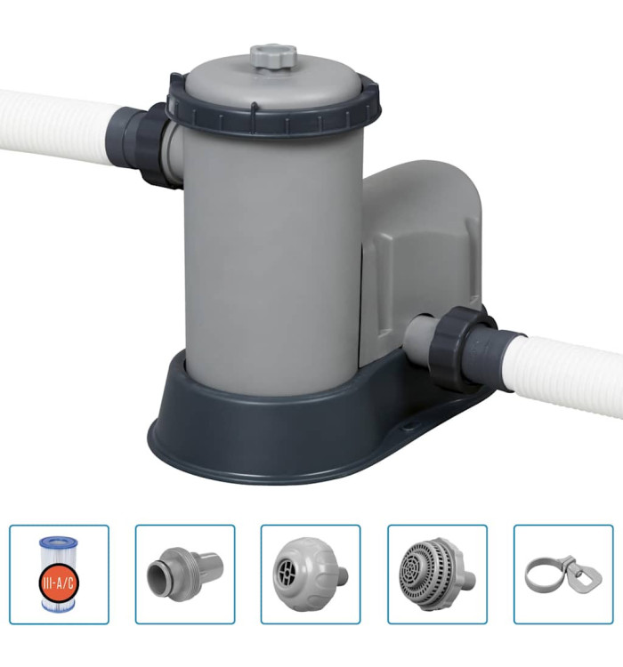 Bestway Pompe de filtration pour piscine 5678 L/h | Mobilier & Déco