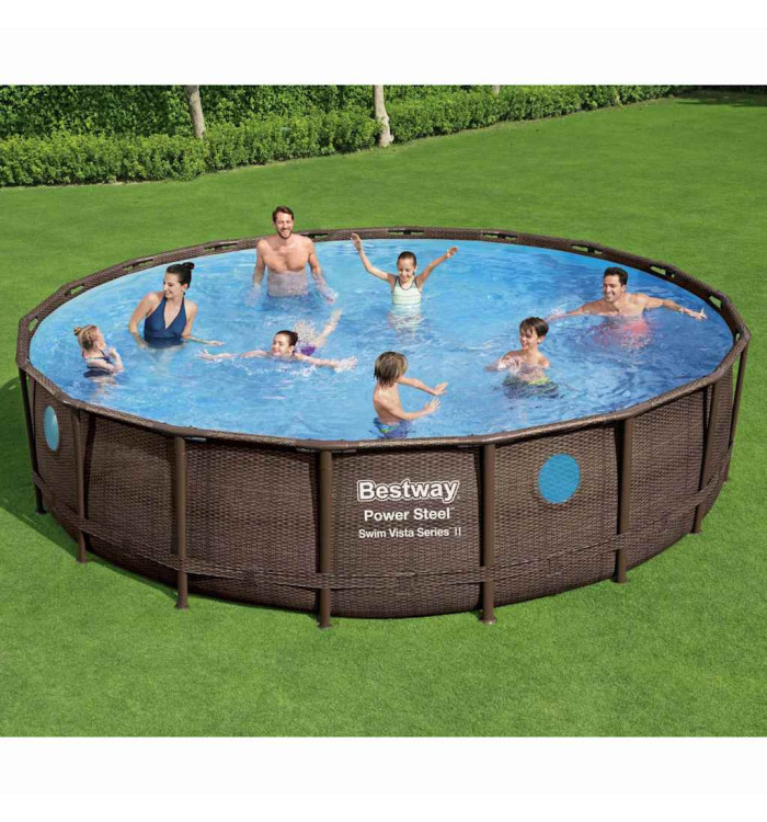 Bestway Ensemble de piscine Power Steel 549x122 cm | Mobilier & Déco