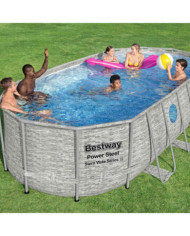 Bestway Ensemble de piscine Power Steel Swim Vista 549x274x122 cm | Mobilier & Déco