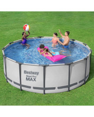 Bestway Ensemble de piscine ronde Steel Pro MAX 396x122 cm | Mobilier & Déco