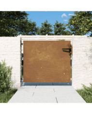 Portail de jardin 85x100 cm acier corten | Mobilier & Déco