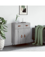 Buffet sonoma gris 69,5x34x90 cm bois d'ingénierie | Mobilier & Déco