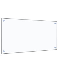 Dosseret de cuisine Transparent 80x40 cm Verre trempé | Mobilier & Déco