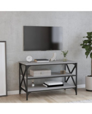 Meuble TV Sonoma gris 80x40x50 cm Bois d'ingénierie | Mobilier & Déco