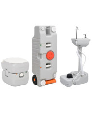 Ensemble de toilette support de lavage des mains réservoir eau | Mobilier & Déco