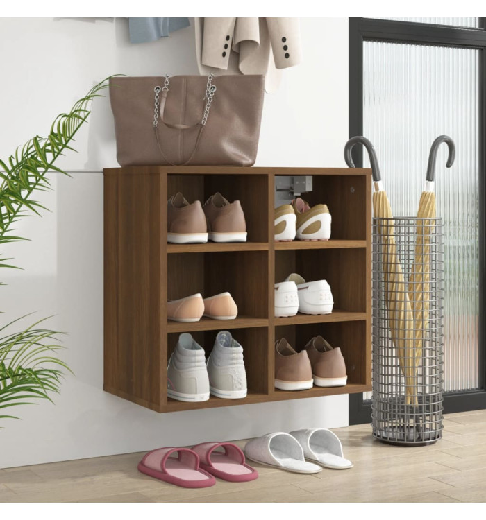 Armoire à chaussures Chêne marron 52,5x30x50 cm | Mobilier & Déco