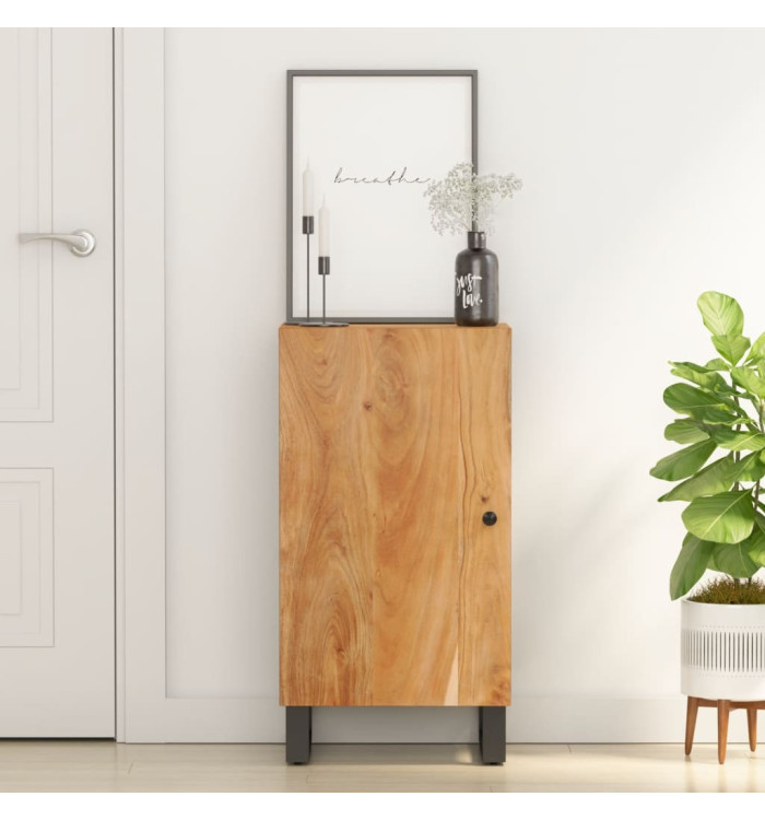 Buffet avec porte 40x31x75 cm bois massif d'acacia | Mobilier & Déco