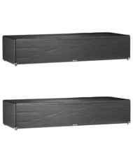 Housses pour chaise longue 2 pcs 12 œillets 205x75x40 cm PE | Mobilier & Déco