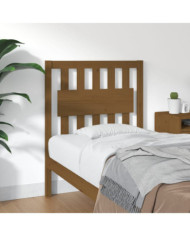 Tête de lit Marron miel 80,5x4x100 cm Bois massif de pin | Mobilier & Déco