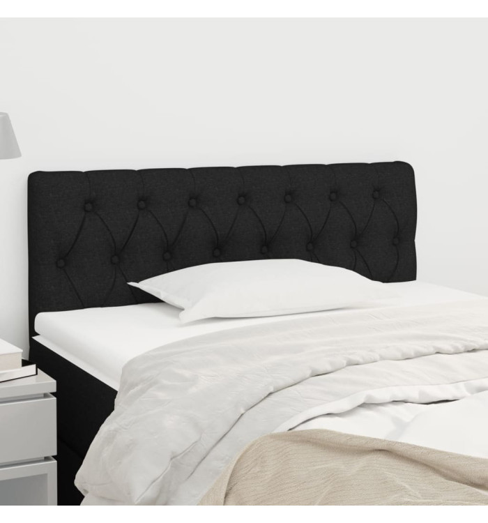 Tête de lit Noir 90x7x78/88 cm Tissu | Mobilier & Déco