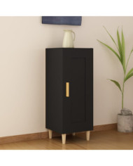 Buffet Noir 34,5x34x90 cm Bois d'ingénierie | Mobilier & Déco
