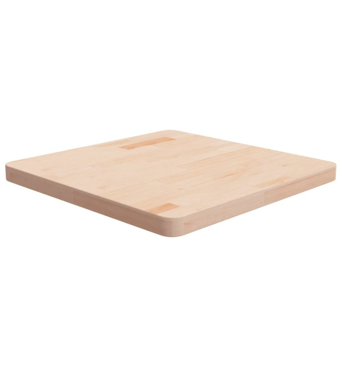 Dessus de table carré 60x60x4 cm Bois chêne massif non traité | Mobilier & Déco