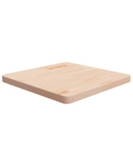 Dessus de table carré 60x60x4 cm Bois chêne massif non traité | Mobilier & Déco