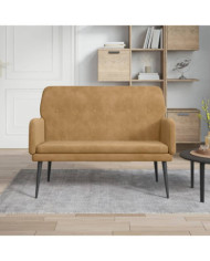 Banc Marron 108x79x79 cm Velours | Mobilier & Déco