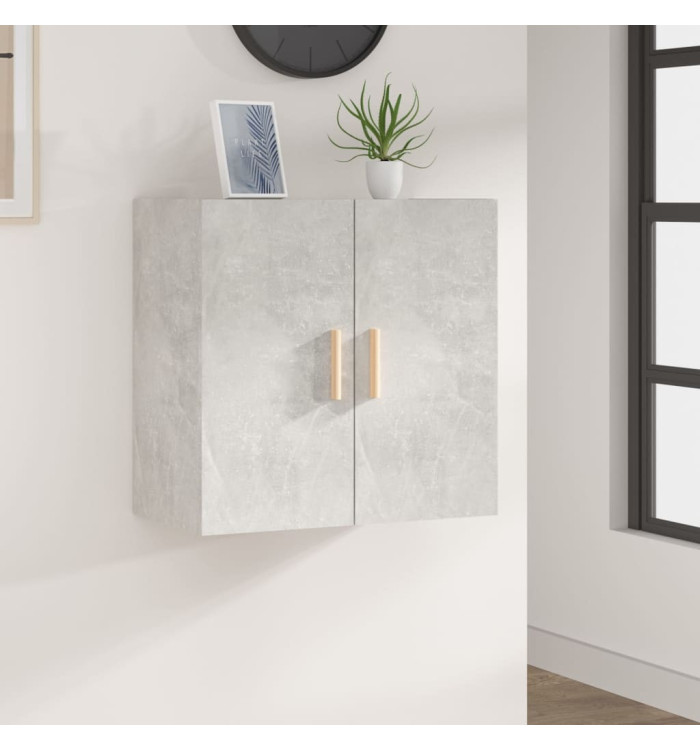 Armoire murale Gris béton 60x30x60 cm Bois d'ingénierie | Mobilier & Déco