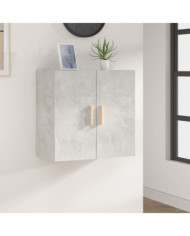 Armoire murale Gris béton 60x30x60 cm Bois d'ingénierie | Mobilier & Déco