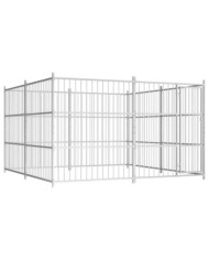 Chenil d'extérieur pour chiens 300 x 300 x 185 cm | Mobilier & Déco