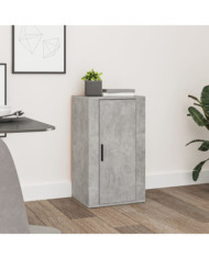 Buffet Gris béton 40x33x70 cm Bois d'ingénierie | Mobilier & Déco