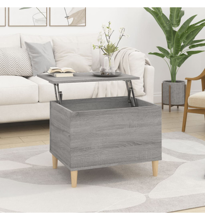 Table basse Sonoma gris 60x44,5x45 cm Bois d'ingénierie | Mobilier & Déco
