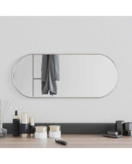 Miroir mural Argenté 60x25 cm Ovale | Mobilier & Déco