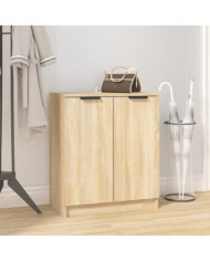 Armoire à chaussures Chêne Sonoma 59x35x70 cm Bois d'ingénierie | Mobilier & Déco