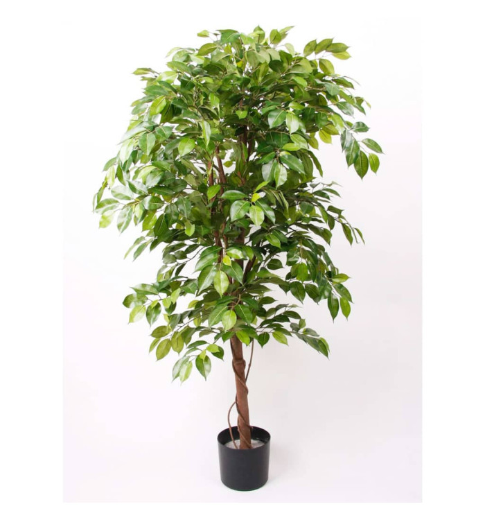 Emerald Ficus artificiel Deluxe 140 cm en pot | Mobilier & Déco