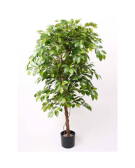 Emerald Ficus artificiel Deluxe 140 cm en pot | Mobilier & Déco