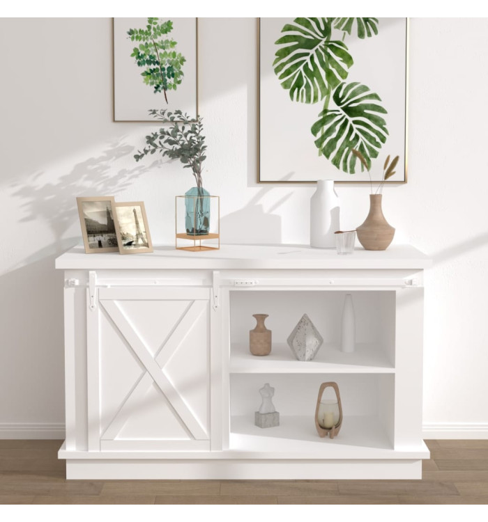 Kit mini de porte d'armoire coulissante Acier au carbone 122 cm | Mobilier & Déco