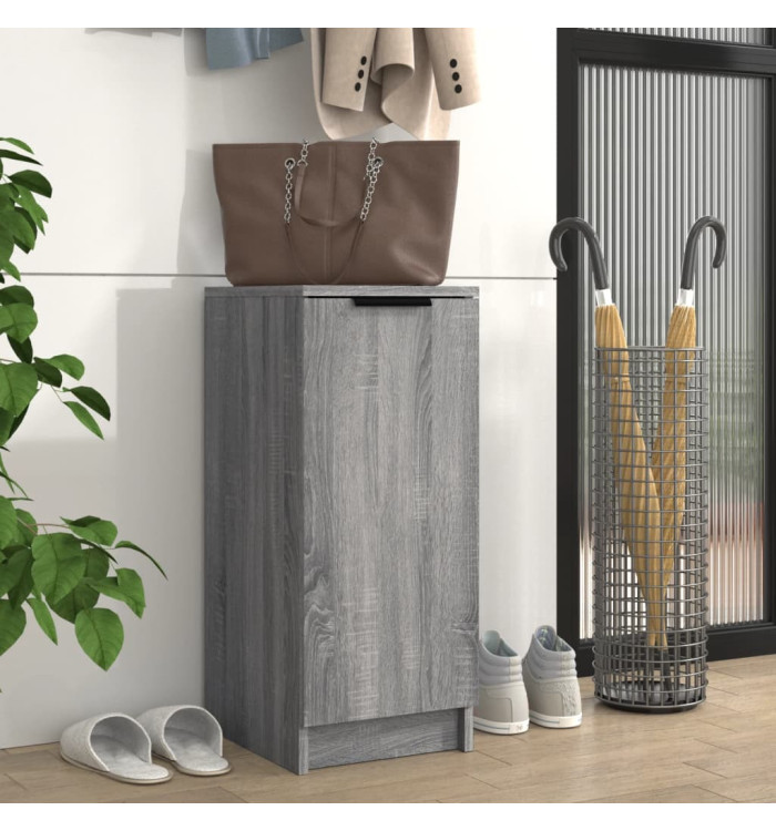 Meuble à chaussures Sonoma gris 30x35x70 cm Bois d'ingénierie | Mobilier & Déco