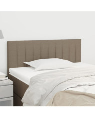 Tête de lit Taupe 100x5x78/88 cm Tissu | Mobilier & Déco