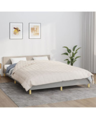 Couverture lestée Crème clair 200x225 cm 13 kg Tissu | Mobilier & Déco