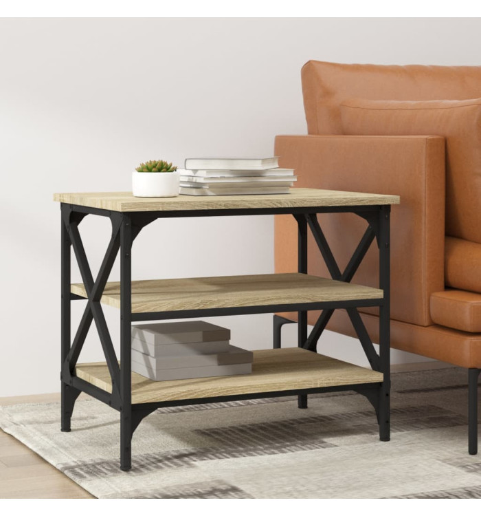 Table d'appoint Chêne sonoma 55x38x45 cm Bois d'ingénierie | Mobilier & Déco