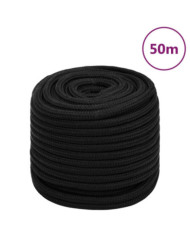 Corde de travail Noir 18 mm 50 m Polyester | Mobilier & Déco