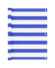 Écran de balcon Bleu et blanc 75x300 cm PEHD | Mobilier & Déco