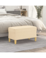 Banc Crème 70x35x41 cm Tissu | Mobilier & Déco