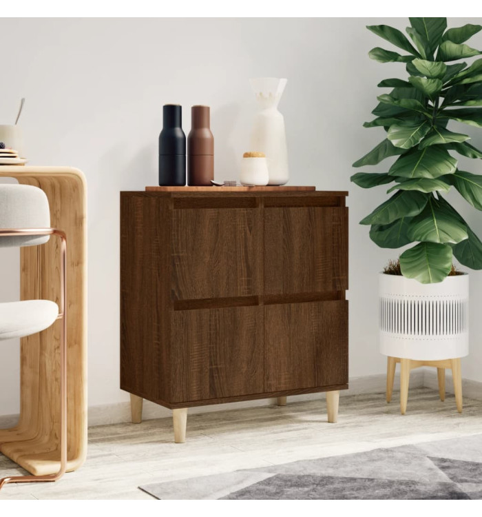 Buffet Chêne marron 60x35x70 cm Bois d'ingénierie | Mobilier & Déco