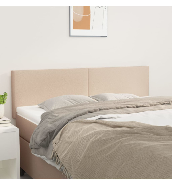Têtes de lit 2 pcs Cappuccino 72x5x78/88 cm Similicuir | Mobilier & Déco