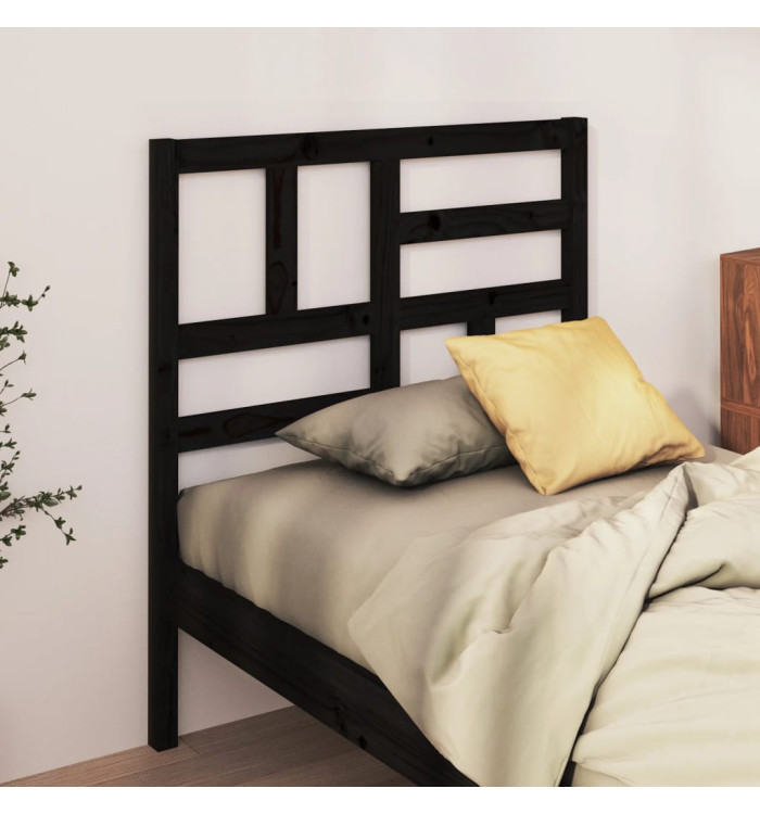 Tête de lit Blanc 81x4x104 cm Bois massif de pin | Mobilier & Déco