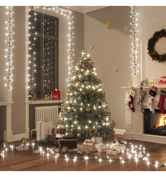 Guirlande à LED compacte avec 2000 LED Blanc froid 45 m PVC | Mobilier & Déco