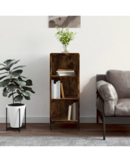 Buffet chêne fumé 34,5x32,5x90 cm bois d'ingénierie | Mobilier & Déco
