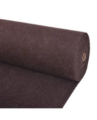 Tapis strié pour exposition 1,2x10 m Marron | Mobilier & Déco