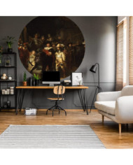 WallArt Papier peint cercle The Night Watch 142,5 cm | Mobilier & Déco
