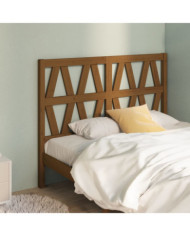 Tête de lit Marron miel 126x4x100 cm Bois massif de pin | Mobilier & Déco