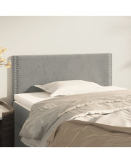 Tête de lit Gris clair 90x5x78/88 cm Velours | Mobilier & Déco