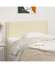 Tête de lit Crème 100x5x78/88 cm Similicuir | Mobilier & Déco