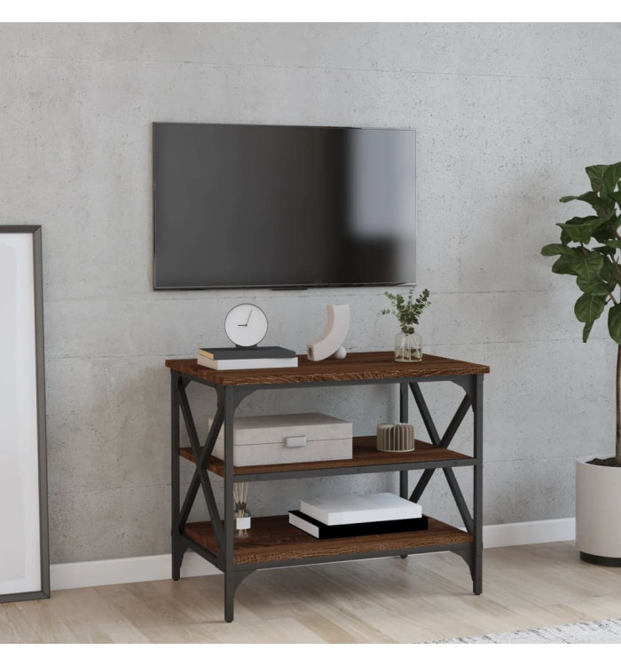 Meuble TV Chêne marron 60x40x50 cm Bois d'ingénierie | Mobilier & Déco