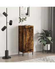 Buffet Chêne fumé 34,5x34x90 cm Bois d'ingénierie | Mobilier & Déco